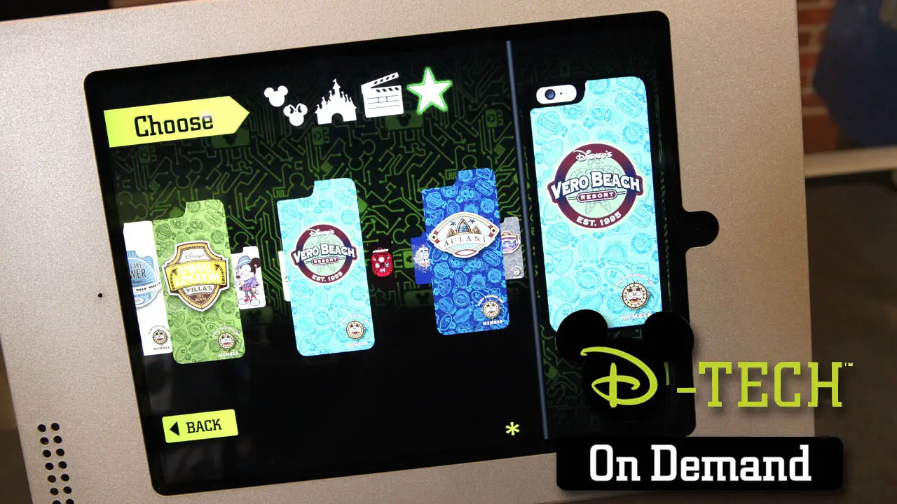 iPhone 7 D-Tech phones cases being added to On Demand stations at Walt Disney World and Disneyland