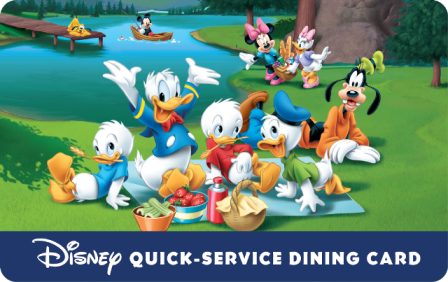 Pre-Paid Disney Quick Service Dining Gift Card Now Available with Certain Good Neighbor Packages for a Limited Time