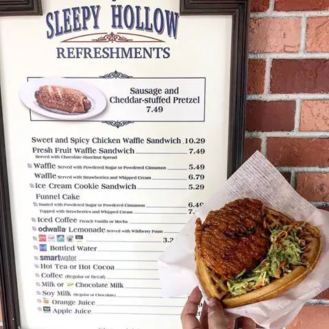 Sweet & Spicy Chicken Waffle Returns to Sleepy Hollow Refreshments in the Magic Kingdom
