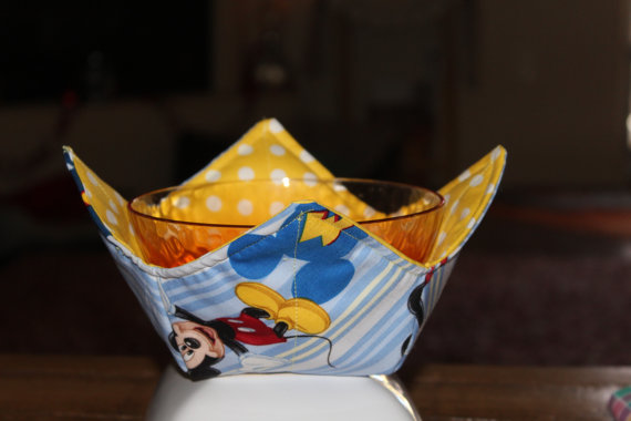 Disney Bowl Cozies Keep Hands Cool with Hot Food!