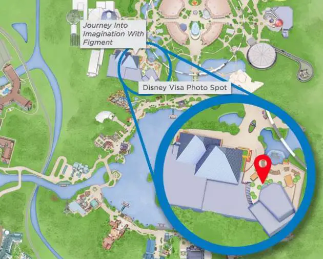 New Disney Visa Photo Spot Location Now Open at Epcot