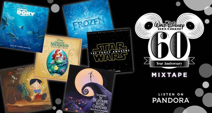 Pandora Celebrates Walt Disney Records 60th Anniversary