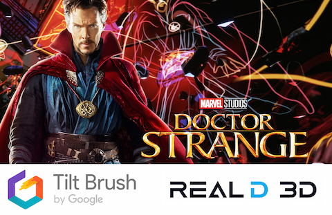 “Doctor Strange”, Marvel Studios And Real-D Create Alternative Realities With Google Tilt Brush