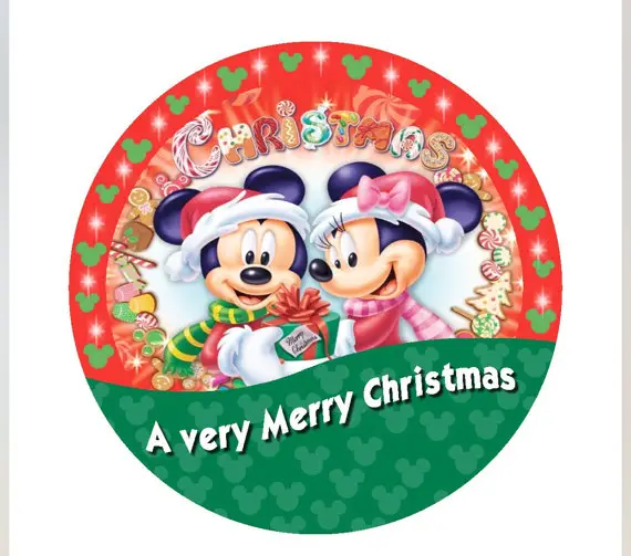 Say I’m Celebrating With Christmas Disney Buttons!