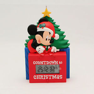 Mickey Mouse Countdown to Christmas Disney Hallmark Ornament