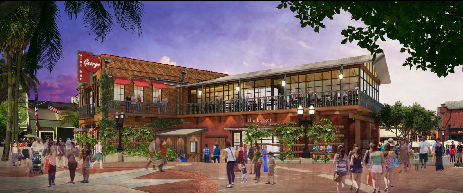 A First Look at Wine Bar George Coming to Disney Springs In Fall 2017
