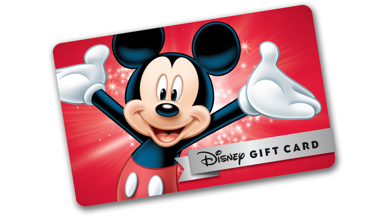 New Disney Gift Card eGift now Available to Send via Email