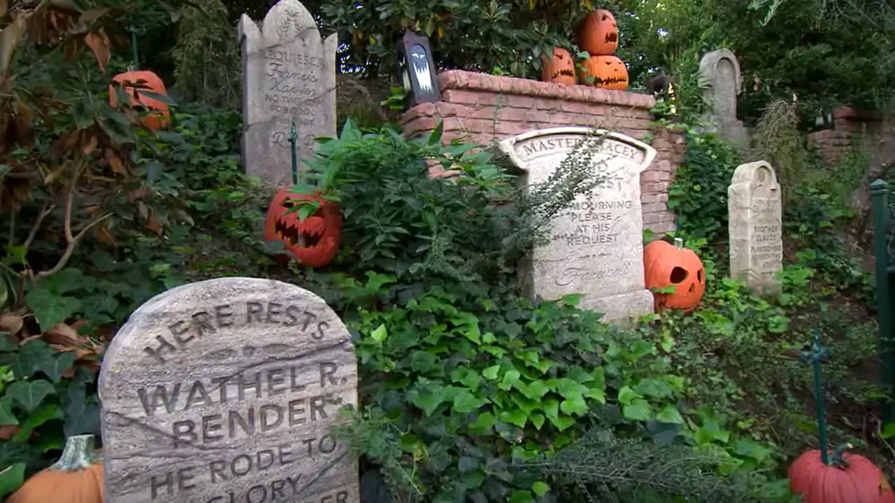 Original Headstones for the Haunted Mansion at Disneyland Have Returned