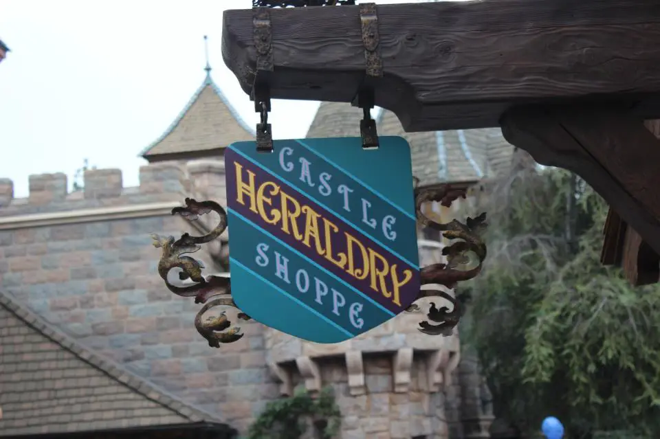 Castle Heraldry Shoppe at Disneyland Park is Scheduled to Close