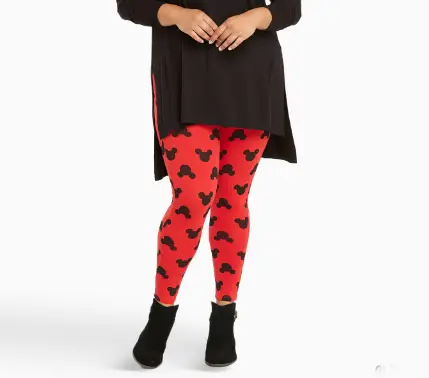 Stay Comfy and Stylish with Fabulous Red Mickey Leggings