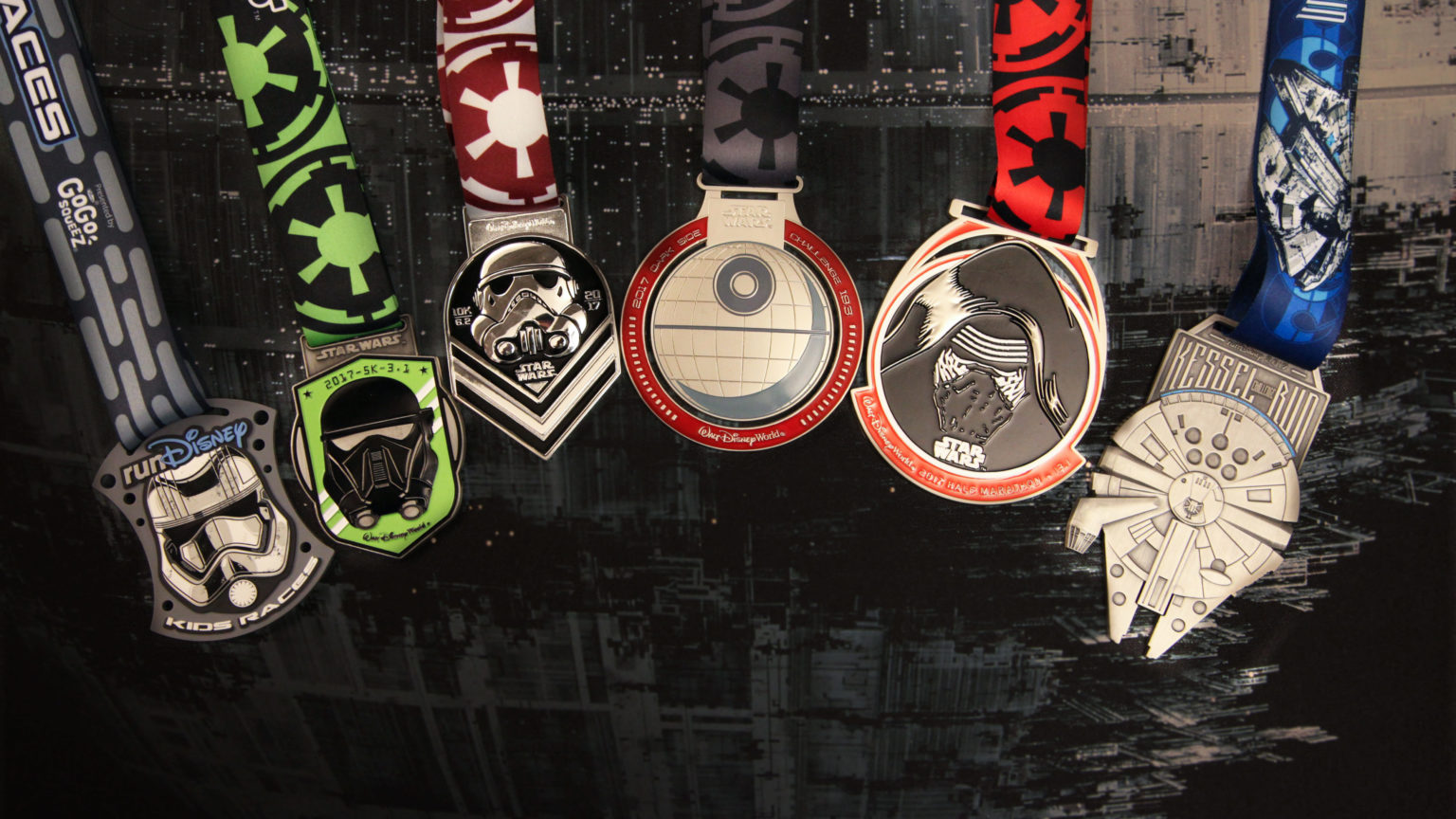 Take a Look at The Run Disney Star Wars Dark Side Race Medals