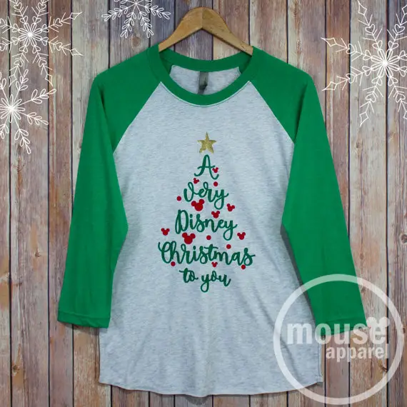 Celebrate in Style with A Very Disney Christmas To you Tee Shirt
