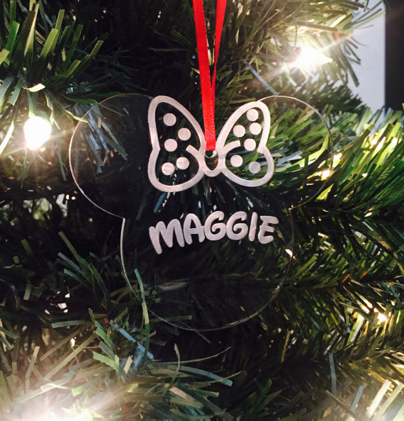 Beautiful Personalized Disney Ornaments That Hang Up with Style