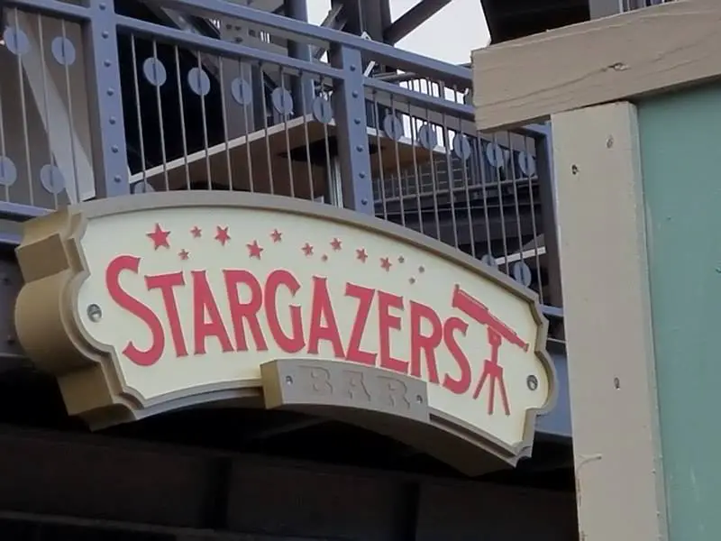 First Look at the all new Stargazers Bar outside of Planet Hollywood in Disney Springs