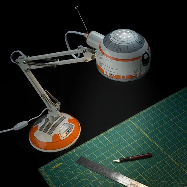 Get Work Done Like a Jedi with the BB-8 Desk Lamp