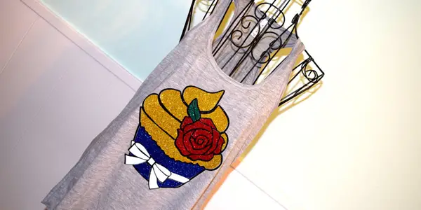 It’s a Snack, it’s a Princess, It’s a Belle Inspired Cupcake Tank