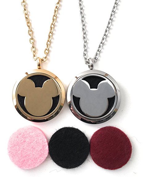 Aromatherapy on the Go with Mickey Essential Oil Locket Diffuser