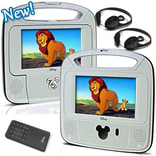 Watch Your Favorites on the Go with the Portable Disney DVD Player!