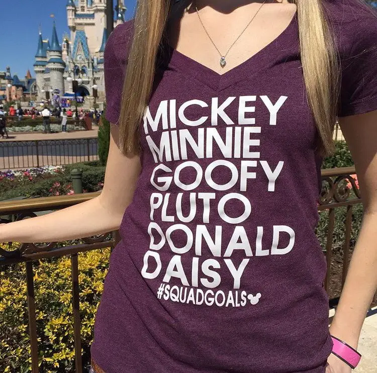 Show off Your Disney Level with this Disney Squad Goals Tee