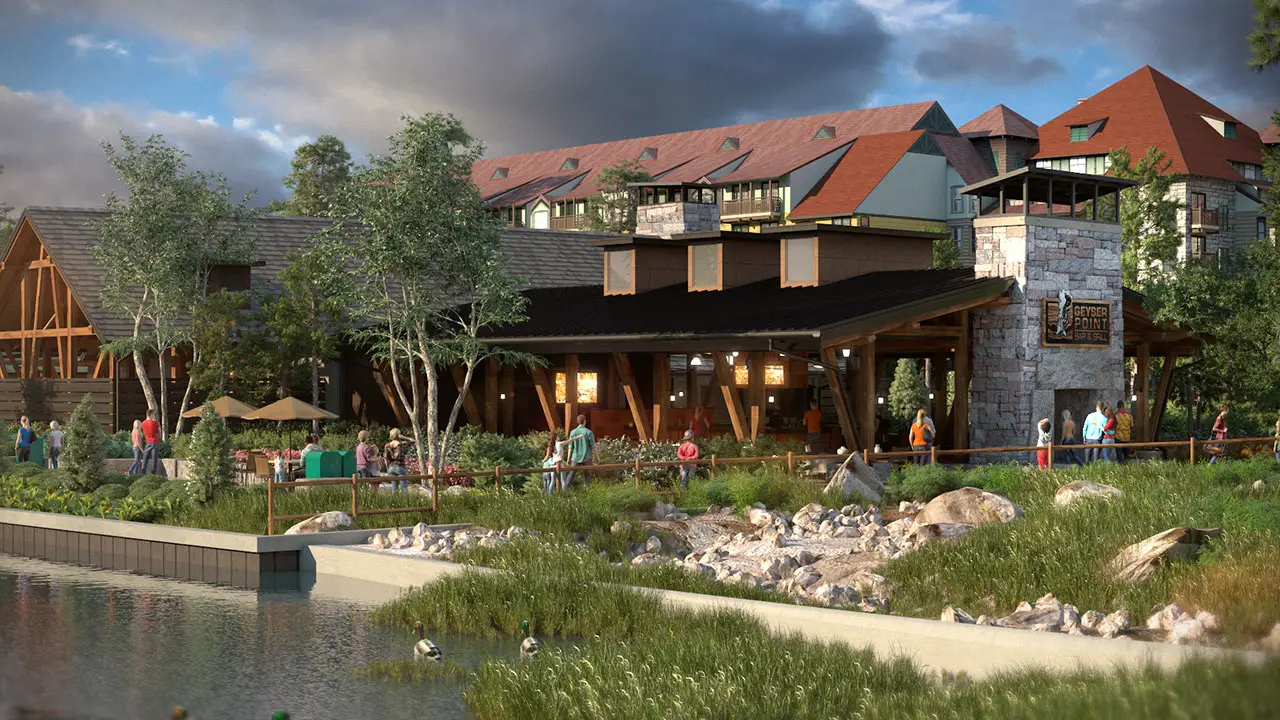 Geyser Point Bar & Grill Slated to Open at Wilderness Lodge in February
