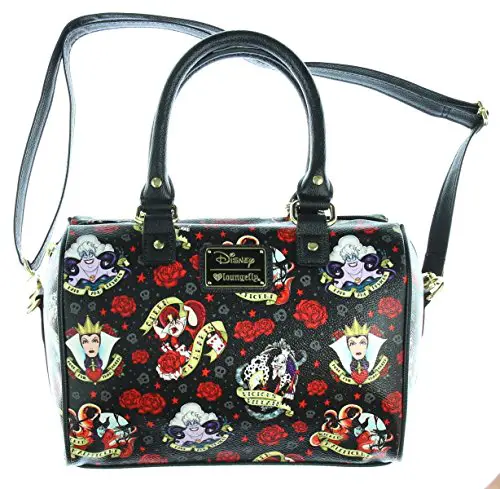 Delightfully Devious Roses and Disney Villains Loungefly Accessories