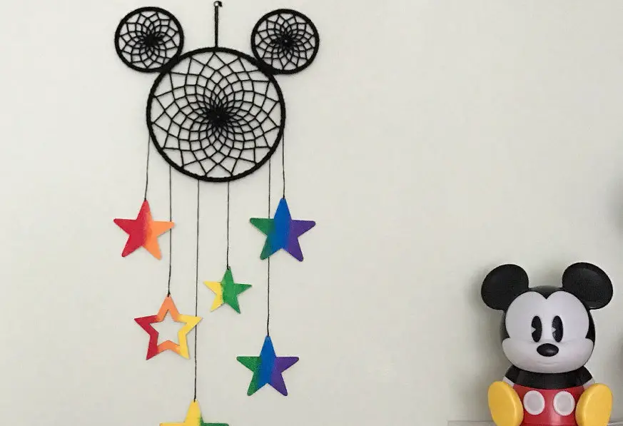 Catch Sweet Dreams with a Mickey Dream Catcher