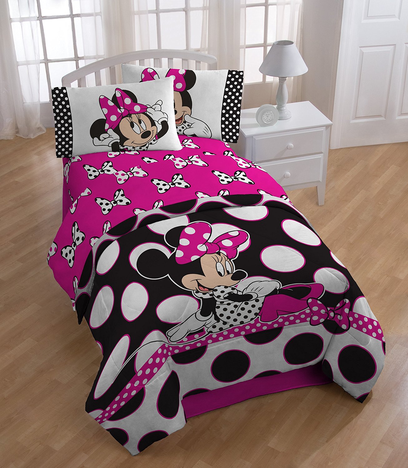 Rock the Dots with a Polka Dotted Minnie Mouse Bed Set