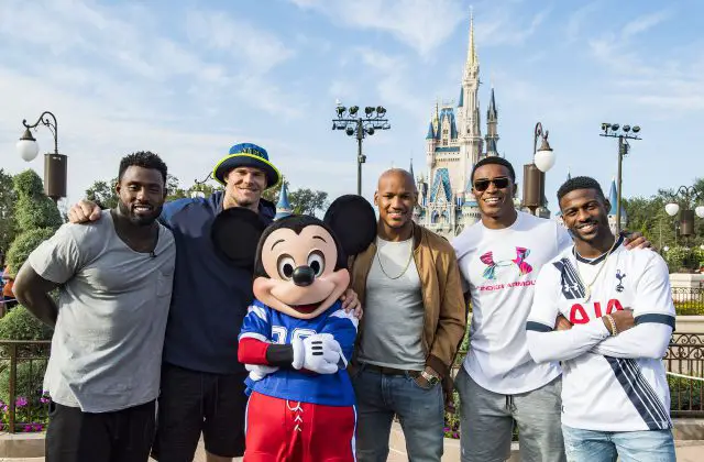 Pro Bowl Players Honored During a Celebratory Magic Kingdom Parade