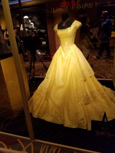 Beauty and the Beast Sneak Peek and Costume Dress On Display at One Man ...