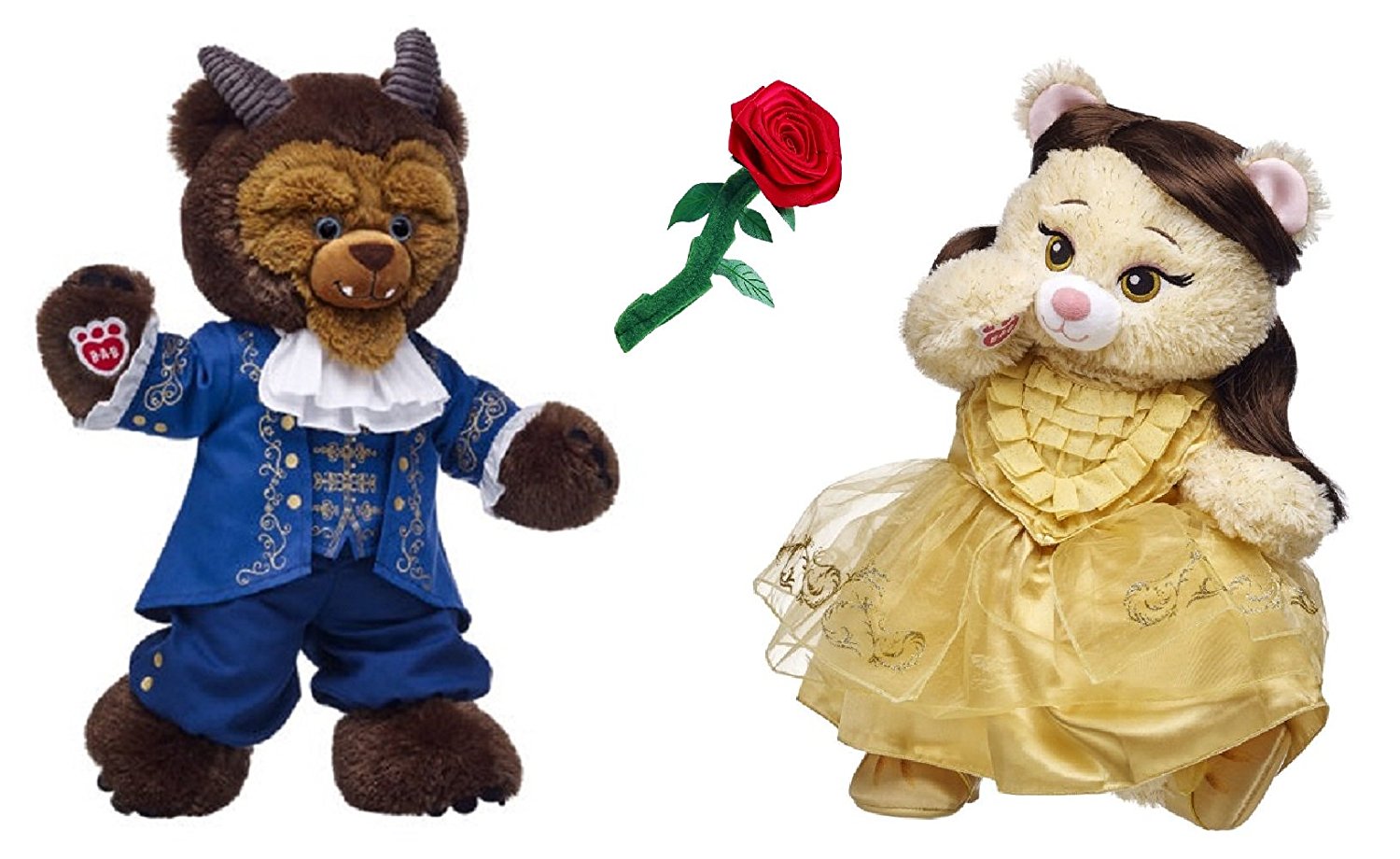 Enchanting Complete Beauty and the Beast Build-A-Bear Set