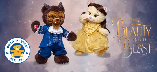 New Build-A-Bear Beauty and the Beast Collection has Arrived