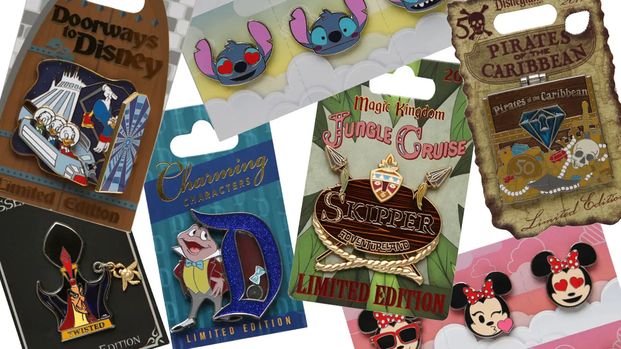 New 2017 Disney Trading Pins for the Disney Parks
