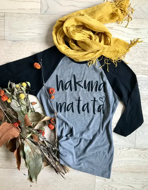 No Fashion Worries with This Hakuna Matata Tee Shirt