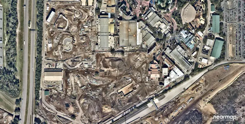 Aerial Photos Show Progress of Toy Story and Star Wars Lands in Hollywood Studios