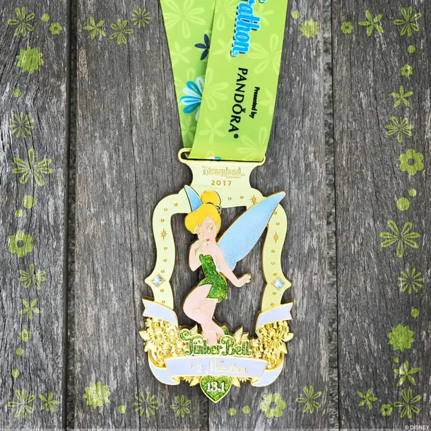 Tinker Bell Half Marathon Medal Designed by Disney and Pandora Jewelry