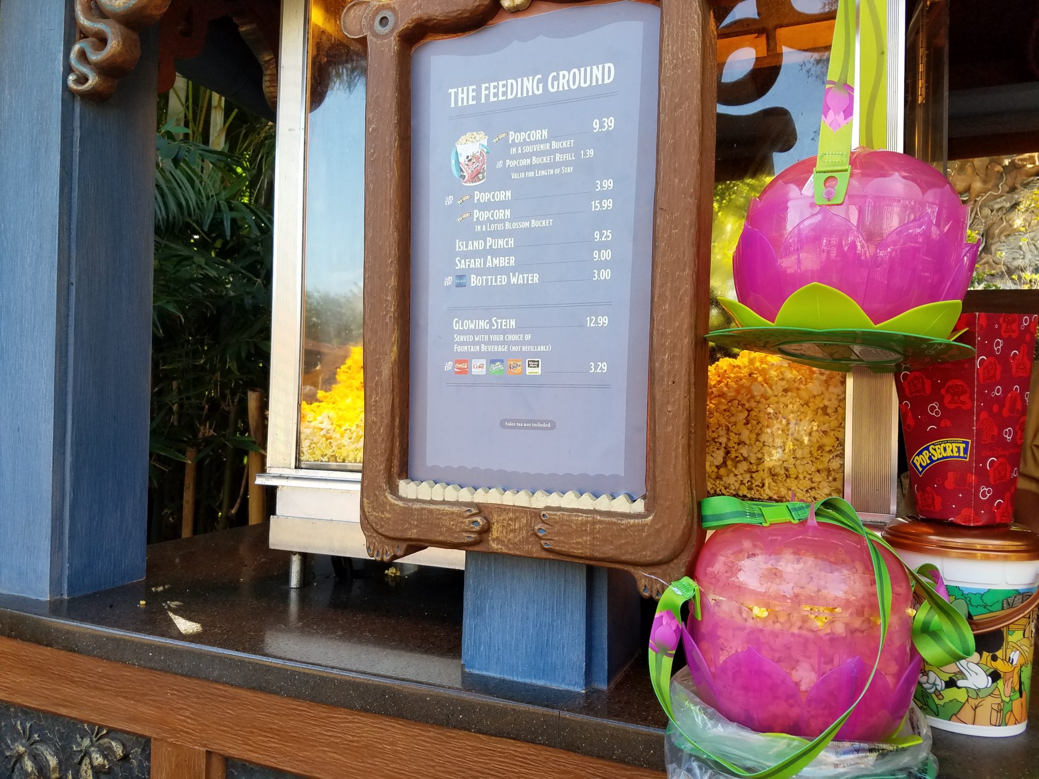 Animal Kingdom’s Glowing Lotus Blossom Specialty Popcorn Bucket Has Limited Time Refills