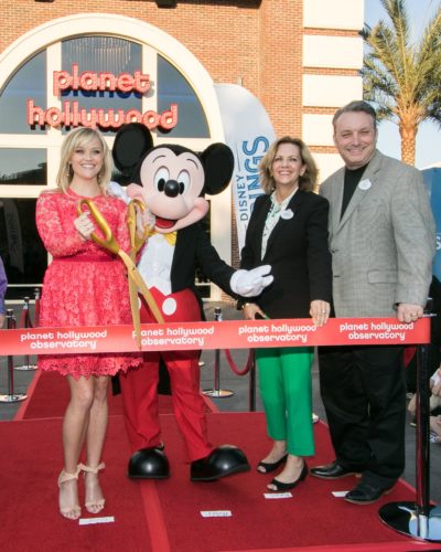 Ribbon Cutting Event With Reese Witherspoon Marks Planet Hollywoood Observatory Official Opening
