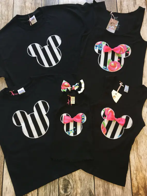 Stylish Disney Inspired Tees for the Whole Family