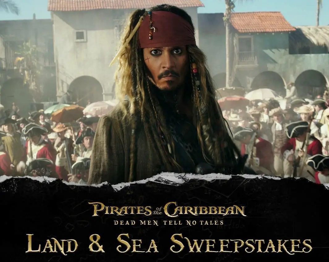 Pirates of the Caribbean: Dead Men Tell No Tales Land and Sea Sweepstakes