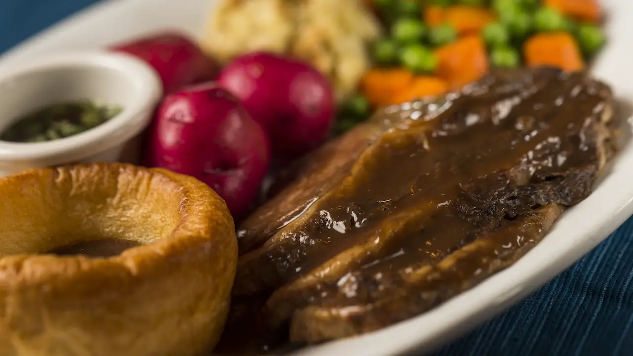 Rose & Crown Dining Room at Epcot Offers a New Sunday Roast