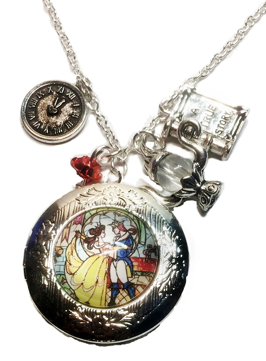 Absolutely Lovely Beauty and the Beast Charm Locket