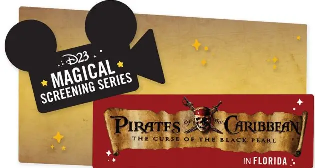 D23’s Screening Series: Pirates of the Caribbean: The Curse of the Black Pearl