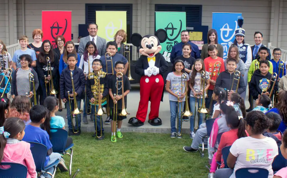 Disneyland Helps Anaheim Schools by Funding Musical Instruments for 5th Grade Students