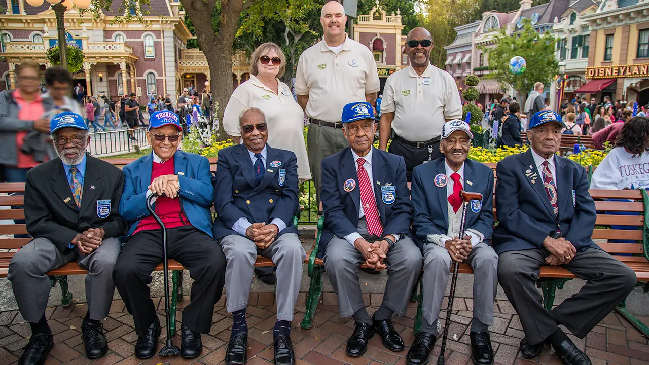 Tuskegee Airmen from World War II Honored at Disneyland Resort
