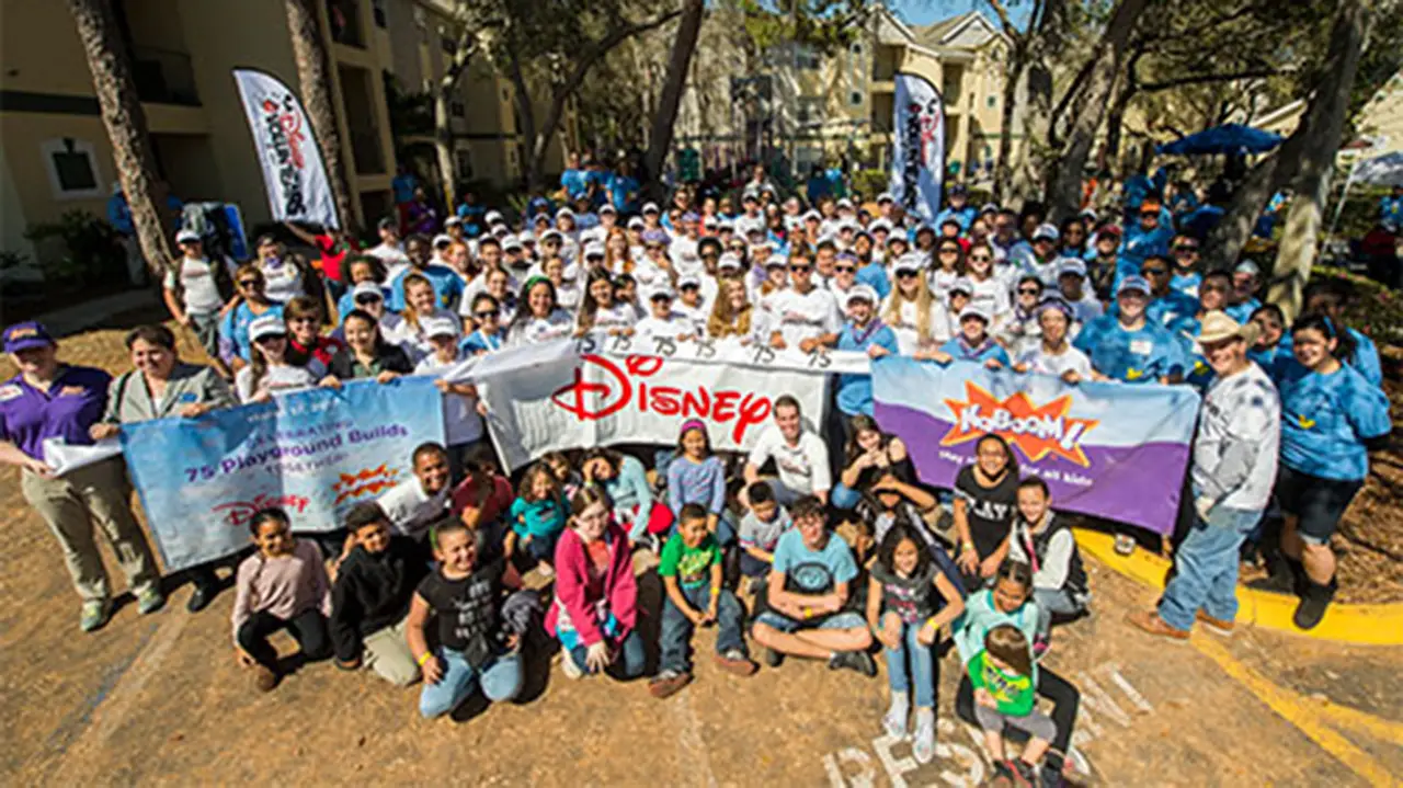 Disney VoluntEARS New Disney-Sponsored KaBoom! Playground Officially Open