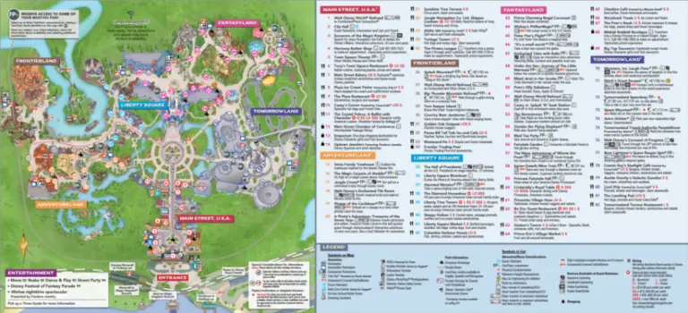 disney world map of magic kingdom park