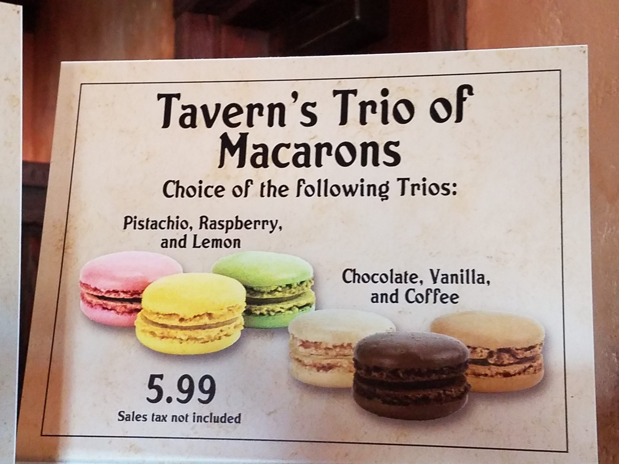 Gaston’s Tavern Featuring Tavern’s Trio Of Macarons