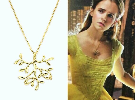 Enchanting Belle’s Golden Tree Necklace Replica