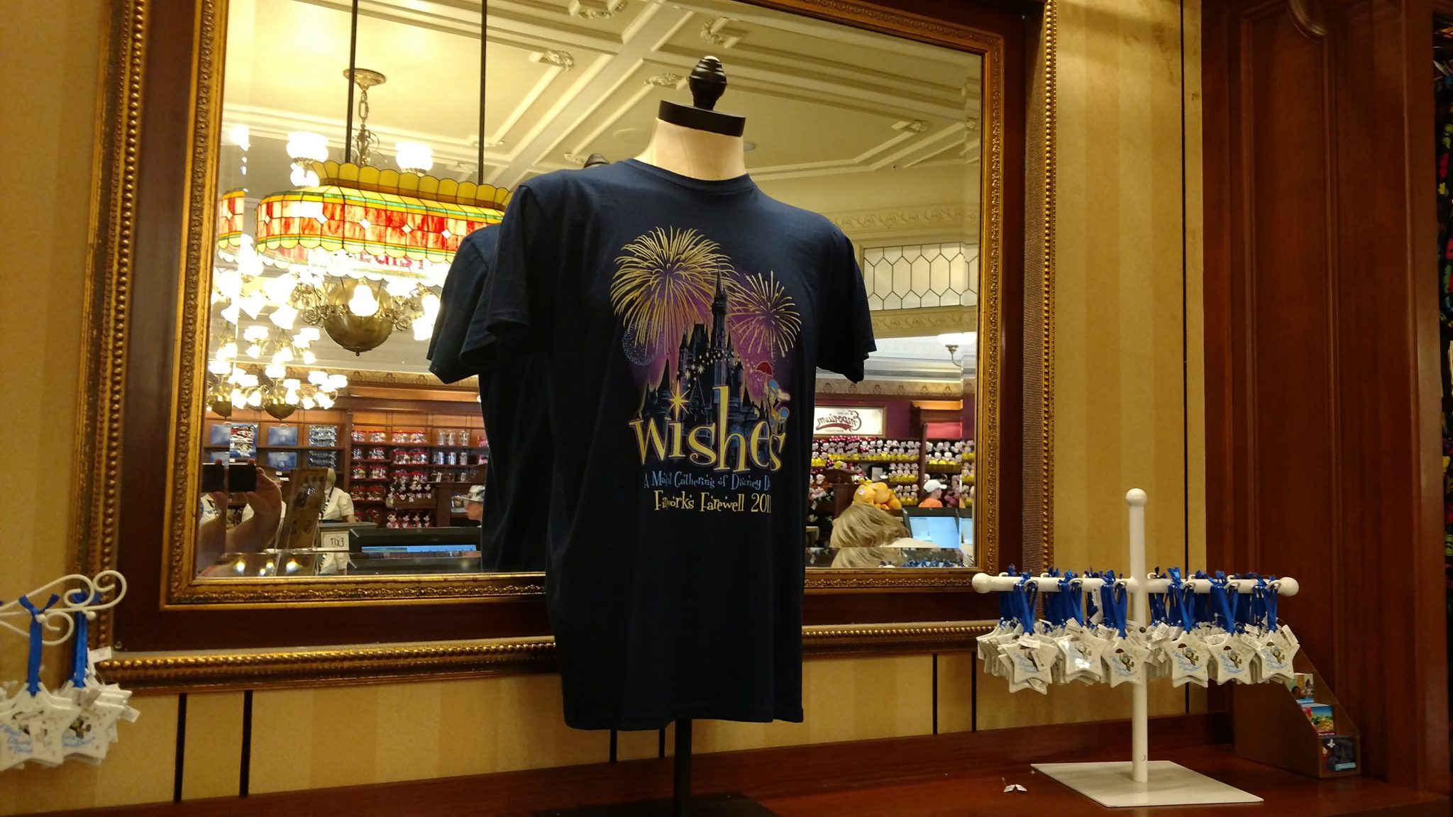 New Limited Edition Wishes Merchandise being offered at the Emporium in the Magic Kingdom