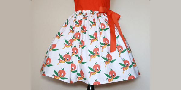 This Fluffy Orange Bird Skirt is Delightfully Sassy for Spring